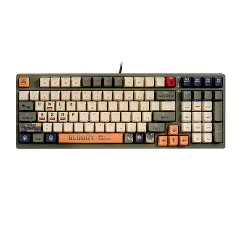 A4Tech BLOODY S98 Aviator / Herná klávesnica / CZ / USB / 1.8 m