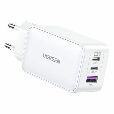 Ugreen Nexode biela / nabíjačka / 2x USB-C &amp; USB-A / 65W