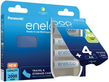Panasonic Eneloop N Nabíjacia batéria AA 1900mAh 4ks / Ni-MH / Blister + CASE