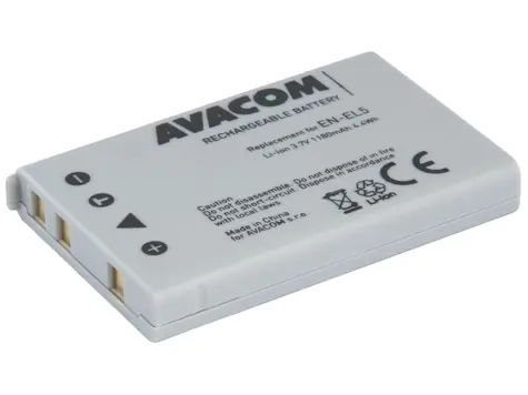 Avacom Náhradná batéria Nikon EN-EL5 / Li- ION / 3.7V / 1180mAh / 4.4Wh