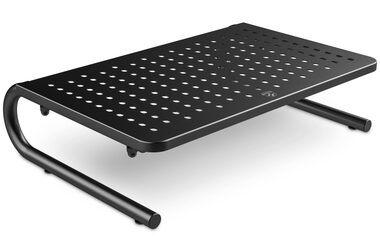 Connect IT FOR HEALTH Podstavec pod monitor a notebook čierna / 370x280x100 mm / Nosnosť: až 20 kg