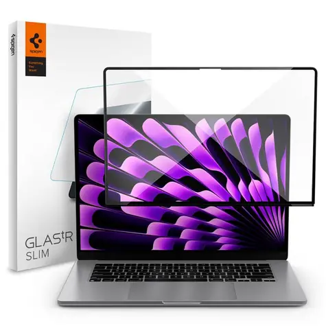Spigen Glass tR SLIM ochranné sklo pre MacBook Air 15" M2 2023/M3 2024/M4 2025 (1ks)