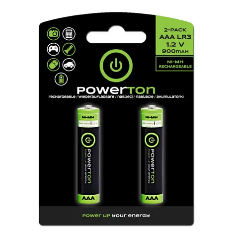 Powerton Nabíjací Batéria AAA 900mAh 1.2V 24ks 