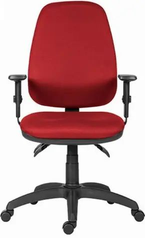 Powerton Anna červená / Kancelárske ergonomické kreslo / nosnosť 120 kg
