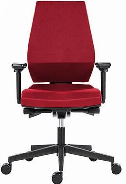 Powerton Sima červená / Kancelárske ergonomické kreslo / nosnosť 130 kg 