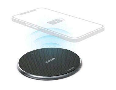 HAMA Qi FC10 čierna / bezdrôtová nabíjačka / 10 W