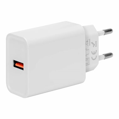 Obal:Me Cestovná Nabíjačka USB-A 18W biela
