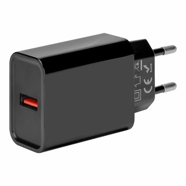 Obal:Me Cestovná Nabíjačka USB-A 18W čierna