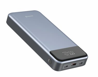 Swissten 22013917 30000 mAh šedá / Power Bank / 20V / 5A / PD &amp; QC / USB-A &amp; USB-C