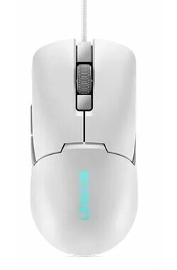 Lenovo Legion M300s biela / Drôtová herná myš / 8000 DPI / USB-A / RGB