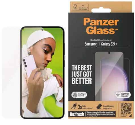 PanzerGlass UWF Ochranné sklo pre Samsung Galaxy S24+ / Inštalačný set 