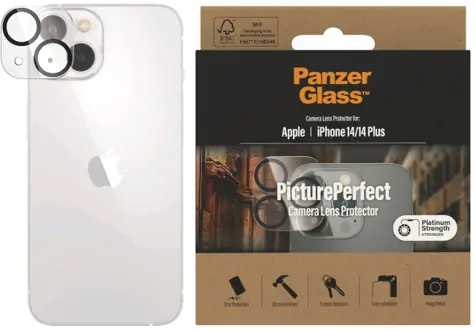 PanzerGlass PicturePerfect Ochranné sklá šošoviek pre Apple iPhone 14/iPhone 14 PLUS