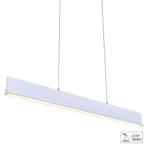 Luxera OBLO závesné LED svietidlo biela / 30W / 1800lm / 4000K / stmievateľné