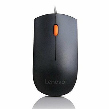 Lenovo 300 USB čierna / Drôtová myš / 1600 DPI / USB-A / 1.8m