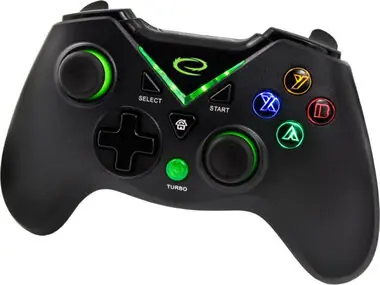 Rozbalené - Esperanza EGG112K MAJOR gamepad čierna / bezdrôtový / 12 tlačidiel / pre PC &amp; Xbox ONE &amp; Android &amp; PS3 / rozbalené