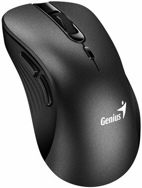 Genius Ergo 8100S čierna / Bezdrôtová myš / 1600 DPI / 2.4 GHz USB-A dongle / 1x AA