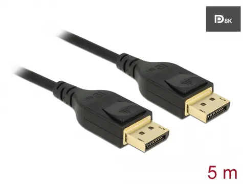 DeLock Kábel DisplayPort 1.4 (M) - DisplayPort 1.4 5m čierna
