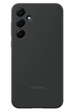 Samsung Silikónový zadný kryt pre Samsung Galaxy A55 čierna