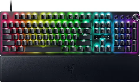 Razer Huntsman V3 Pre US čierna / opticko-analógová / RGB / USB / US Layout