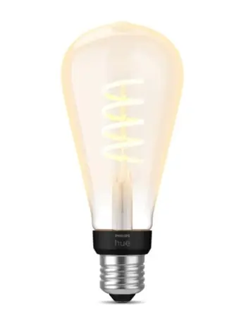 Philips Hue ST72 E27 7W / múdra LED žiarovka / 550 lm / 2200-4500 k / stmievateľná