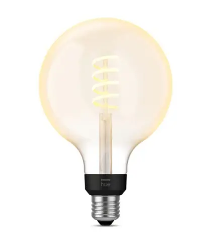 Philips Hue G125 E27 7W / múdra LED žiarovka / 550 lm / 2200-4500 k / stmievateľná