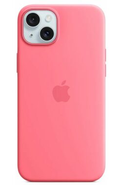 Apple Silikónový kryt s MagSafe pre iPhone 15 PLUS ružová