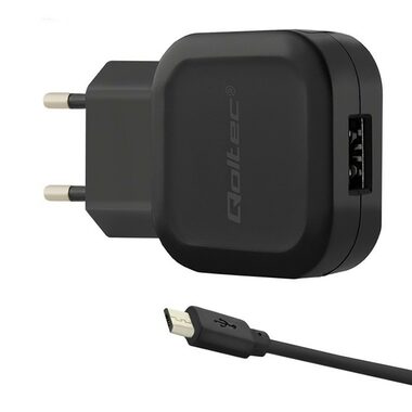 Qoltec 50195 nabíjačka 12W | 5V | 2.4A | 1xUSB + Micro USB kábel