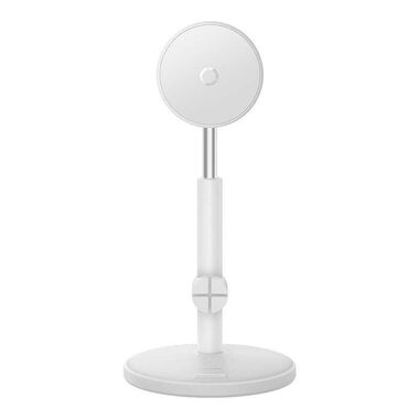 Baseus MAGPRO Stolný magnetický otočný držiak biela