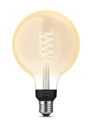 Philips Hue White Filament Globe large G125 DIM E27 7W / múdra LED žiarovka / 550 lm / 2100 k / IP20 / stmievateľná  
