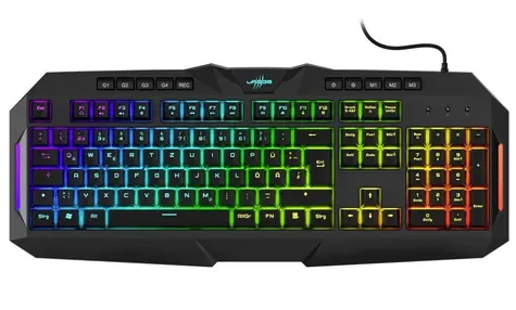uRage Exodus 700 čierna / Herná klávesnica / semi-mechanická / RGB / USB / CZ/SK layout
