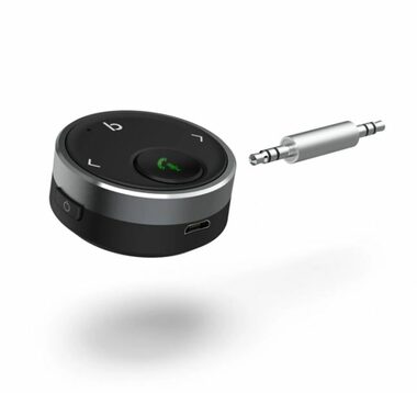 HAMA Bluetooth audio handsfree receiver do vozidla čierna / 7m dosah / Bluetooth 5.1 / 3.5mm jack  