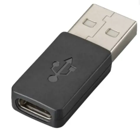 Poly Adaptér USB-C (F) - USB-A (M)