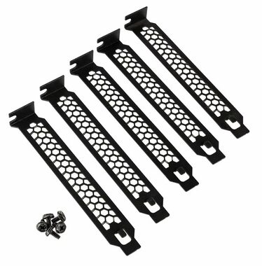 Kolink Kryty slotov PCI 5ks čierna