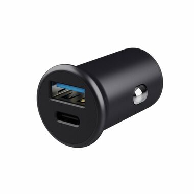 Trust Fast 38W PD čierna / Nabíjačka do auta / 38W / 1x USB-A / 1x USB-C