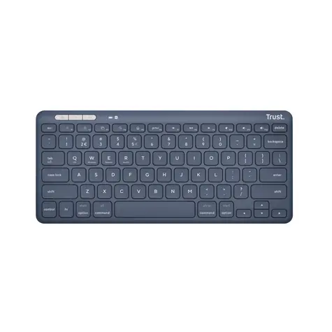 Trust Lyra modrá / Bezdrôtová klávesnica / membránová / Bluetooth / US Layout