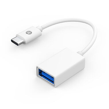 HP DHC-TC105 redukcia USB-A 3.0 (F) - USB-C 3.0 (M) 15 cm biela