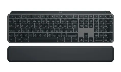 Logitech MX Keys S PLUS sivá / bezdrôtová klávesnica / USB-C / BT / US layout 