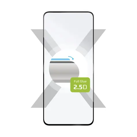 FIXED Full-Cover Ochranné tvrdené sklo pre Infinix Note 40 čierna / lepenie cez celý displej 
