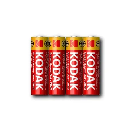 Kodak HEAVY DUTY zinco-chloridové batérie AA / 4ks / fólia