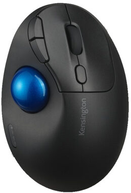 Kensington ProFit Ergo TB450 čierna / Bezdrôtová optická myš / Trackball / 6 tlačidiel 