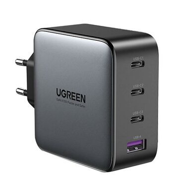 Ugreen CD226 Sieťová nabíjačka 100W GaN šedá / 3x USB-C / 1x USB-A