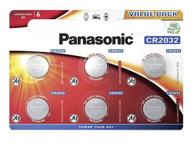 Panasonic Lítiová batéria CR2032 3V 6ks/blister
