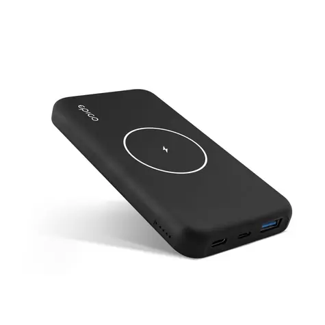 Epico Wireless PD 10000 mAh čierna / Powerbanka / 10000 mAh / 1x USB-A / 1x USB-C