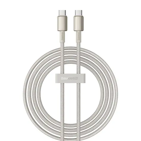 Baseus Tungsten Gold Kábel USB-C na USB-C 2m zlatá / 2x USB-C (M) / 100W