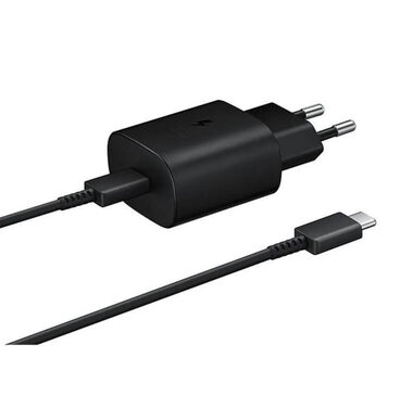 Samsung Napájací adaptér s rýchlonabíjaním (25W) čierna / 1m kábel / USB-C / 3A / bulk balenie