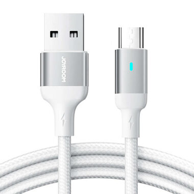 Joyroom S-UM018A10 Nabíjací kábel USB-A (M) - MicroUSB (M) 2.4A 2m biela 