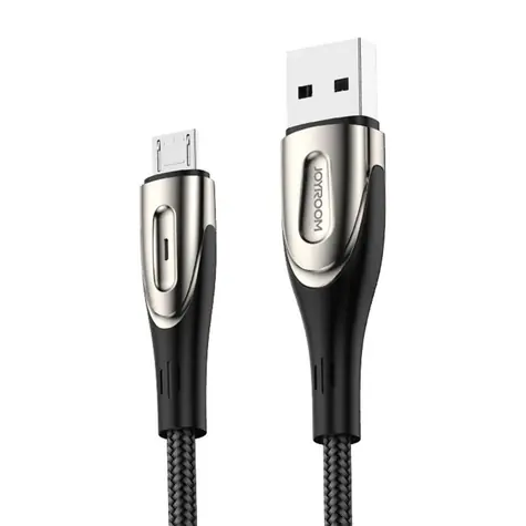 Joyroom S-M411 Rýchlonabíjací kábel USB-A (M) - MicroUSB (M) 3A 1.2m čierna