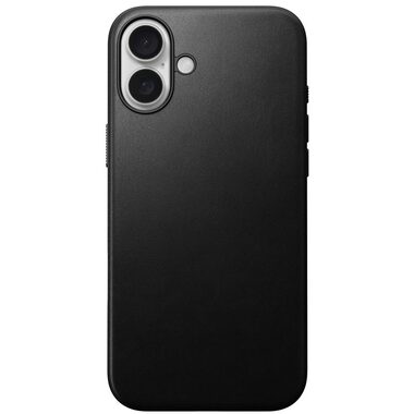 Nomad Modern Leather Case Kožený kryt pre Apple iPhone 16 PLUS čierna