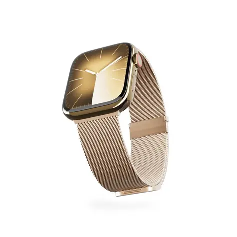 Epico Milanese+ remienok pre Apple Watch 42/44/45/46/49 mm - zlatá 