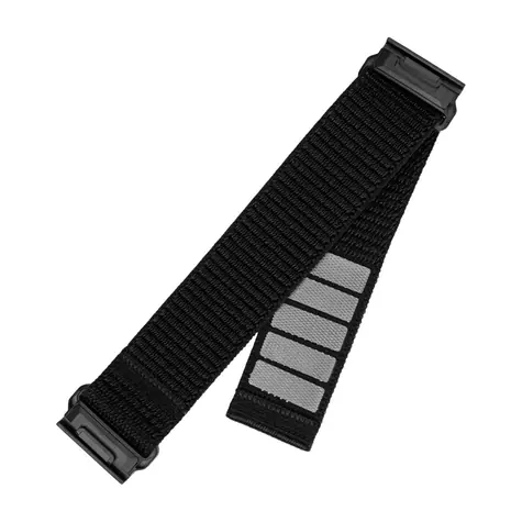 FIXED Nylonový remienok Nylon Sporty Strap pre Garmin QuickFit 22mm čierny